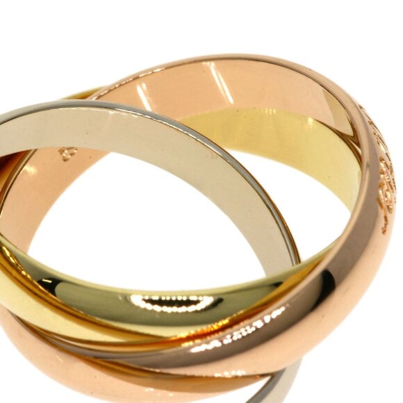 CARTIER 18k Yellow Gold Trinity Ring #48 - Picture 8 of 9
